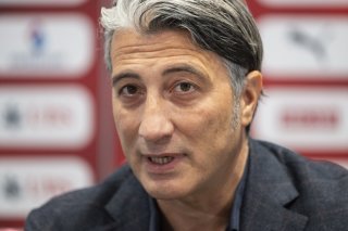 Murat Yakin explique ses choix face à la presse KEYSTONE/ENNIO LEANZA